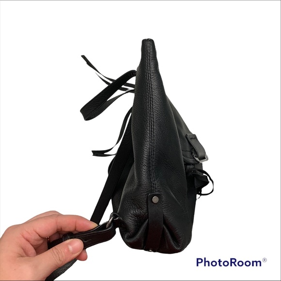 Kooba Bobbi Black Leather Backpack - Picture 8 of 9